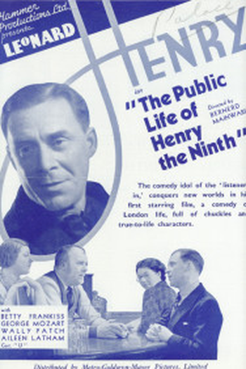 Poster de Filme A vida pública de Henrique IX (1935)
