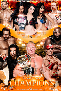 WWE Night of Champions - 2014 - Poster / Capa / Cartaz - Oficial 2