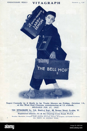  de Curta The Bell Hop (1921)