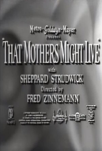 That Mothers Might Live - Poster / Capa / Cartaz - Oficial 1