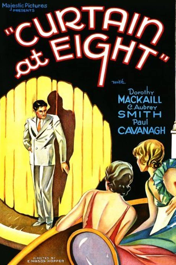 Poster de Filme Curtain at Eight (1933)