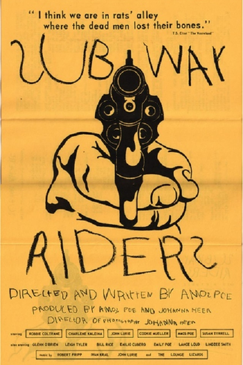 Poster de Filme Subway Riders (1981)