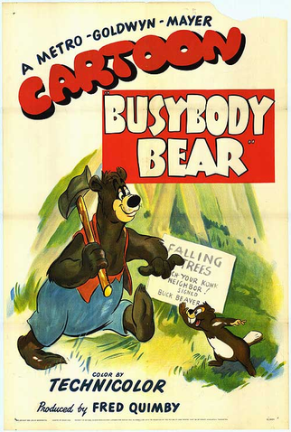 Poster 1 de Curta Busybody Bear (1952)