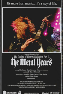 Os Anos do Heavy Metal - O Declínio da Civilização Ocidental - Poster / Capa / Cartaz - Oficial 1
