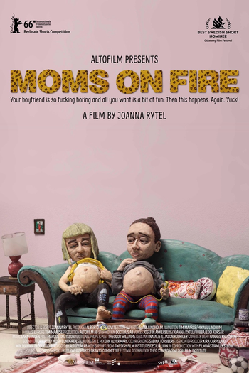 Poster de Curta Moms on Fire (2016)