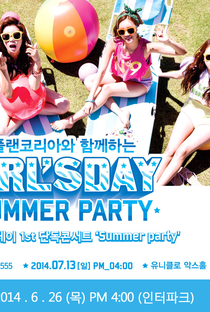 Girl's Day - 1st Summer Party Concert - Poster / Capa / Cartaz - Oficial 1