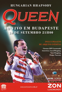 Hungarian Rhapsody: Queen Ao Vivo em Budapeste ‘86 - Poster / Capa / Cartaz - Oficial 1