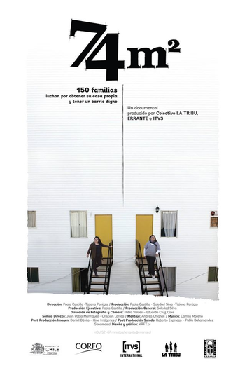 Poster de Filme 74 Metros Quadrados (2013)