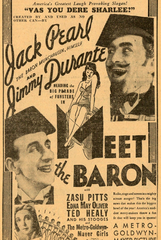 Poster 3 de Filme Viva o Barão! (1933)