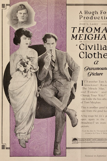 Poster de Filme Civilian Clothes (1920)
