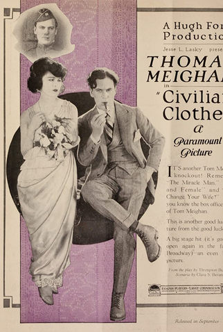 Poster 1 de Filme Civilian Clothes (1920)