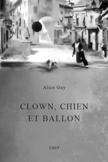 Poster de Curta Clown, chien et ballon (1905)