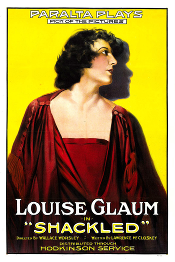 Poster de Filme Shackled (1918)