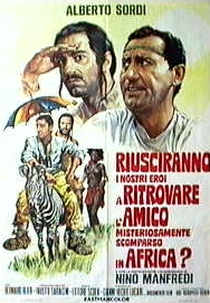 Conseguirão os nossos heróis encontrar o amigo misteriosamente desaparecido na África? (Riusciranno i nostri eroi a ritrovare l'amico misteriosamente scomparso in Africa?)