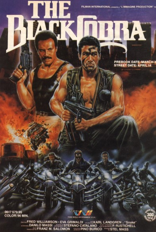 Poster 2 de Filme Black Cobra (1987)