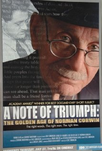 A Note of Triumph: The Golden Age of Norman Corwin - Poster / Capa / Cartaz - Oficial 1