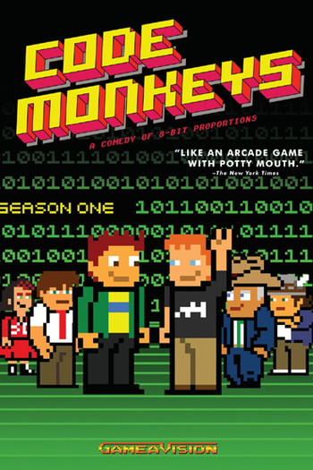 Poster de Série Code Monkeys (2007)
