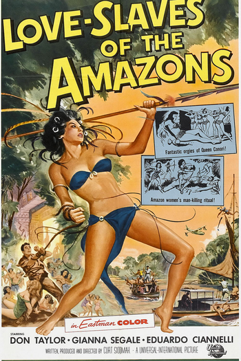 Poster de Filme Escravos do Amor das Amazonas (1957)