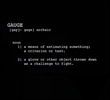 Gauge