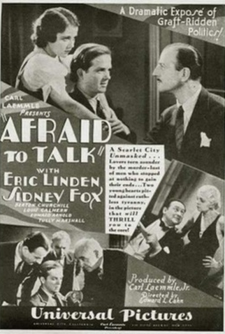 Poster 1 de Filme Fala e Morrerás (1932)