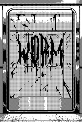 Poster 1 de Curta IC3PEAK ft. Kim Dracula: Worm (2023)