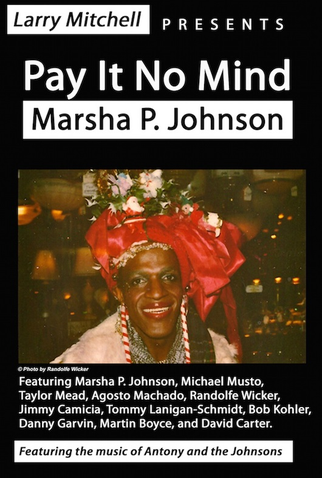 Poster 1 de Filme Pay It No Mind: Marsha P. Johnson (2012)