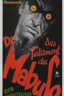 O Testamento do Dr. Mabuse - Poster / Capa / Cartaz - Oficial 5