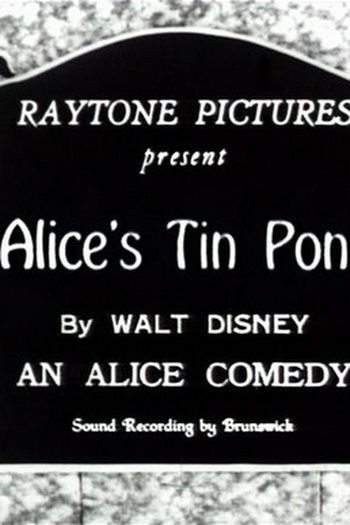 Poster de Curta Alice's Tin Pony (1925)