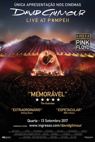 Poster 1 de Filme David Gilmour: Live At Pompeii (2017)