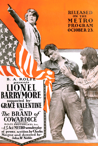Poster 1 de Filme The Brand of Cowardice (1916)