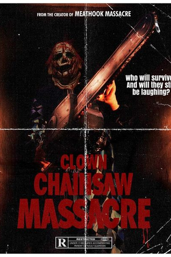 Poster de Filme Clown Chainsaw Massacre (2022)