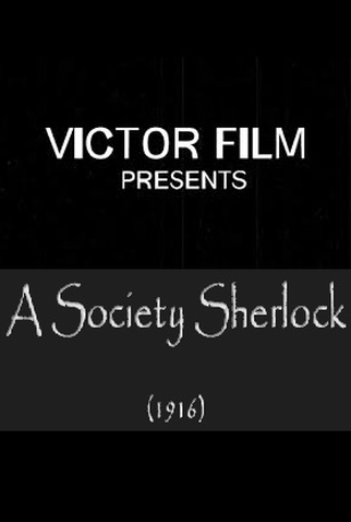 Poster 1 de Curta A Society Sherlock (1916)