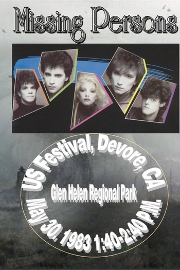 Poster de Filme Missing Persons - US Festival (1983)