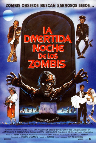 Poster 6 de Filme A Volta dos Mortos Vivos: Parte II (1988)