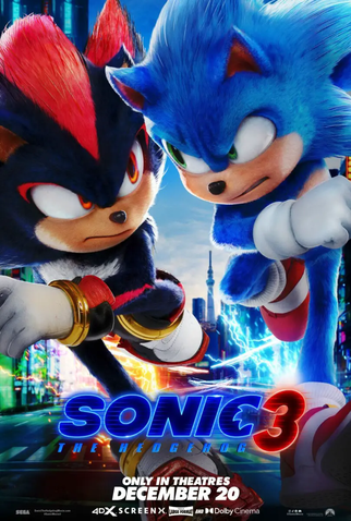 Poster 3 de Filme Sonic 3: O Filme (2024)