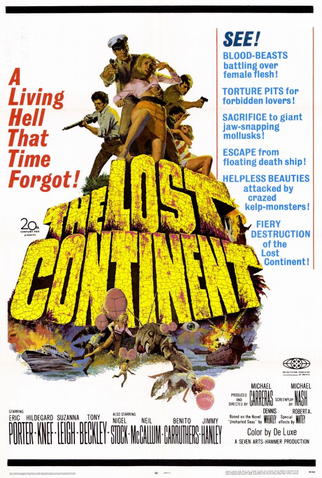Poster 1 de Filme O Continente Esquecido (1968)