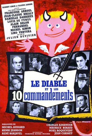 Poster 2 de Filme O Diabo e os Dez Mandamentos (1962)