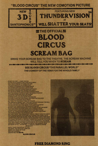 Poster 1 de Filme Blood Circus (1985)