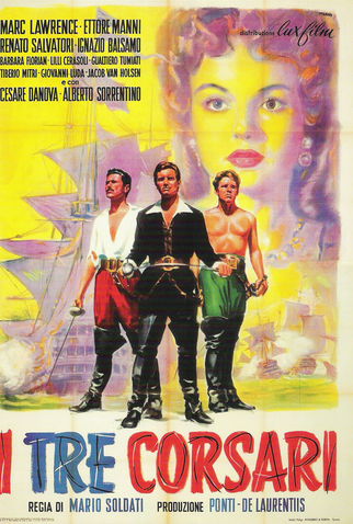 Poster 1 de Filme Os Três Corsários (1952)