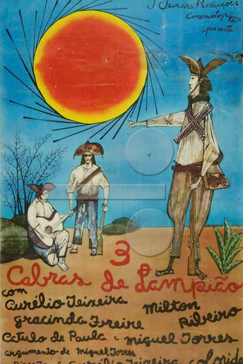 Poster de Filme Três Cabras de Lampião (1962)