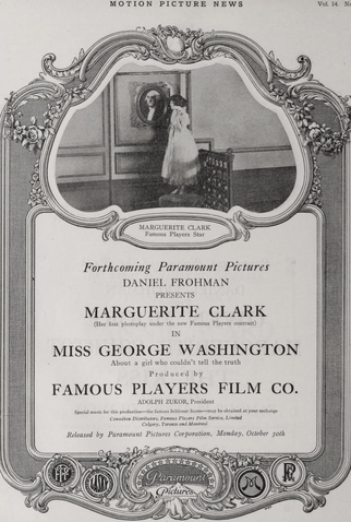 Poster 1 de Filme Miss Washington (1916)