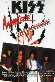 KISS Animalize Live Uncensored - Poster / Capa / Cartaz - Oficial 1