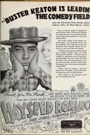 Poster de Curta Hayseed Romance (1935)