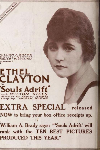 Poster de Filme Souls Adrift (1917)
