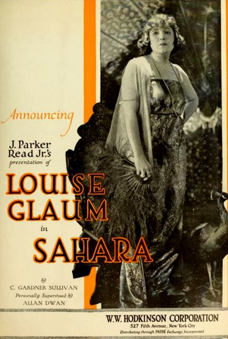 Poster 1 de Filme Sahara (1919)