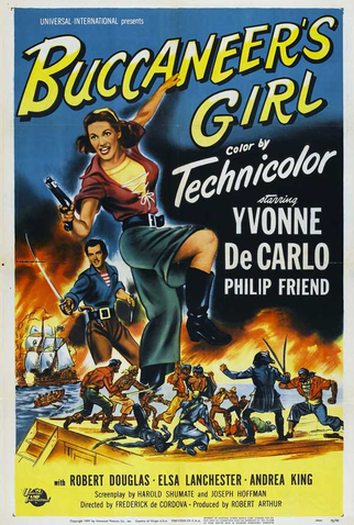 Poster 1 de Filme A Rainha dos Piratas (1950)