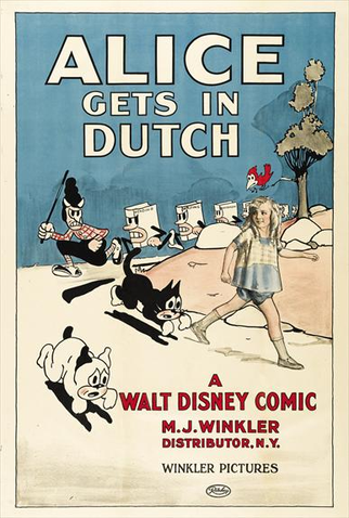 Poster 1 de Curta Alice Gets in Dutch (1924)