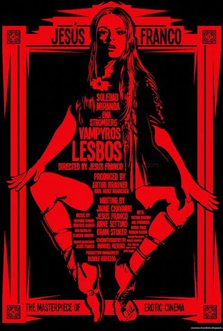 Poster 4 de Filme Vampiros Lesbos (1971)