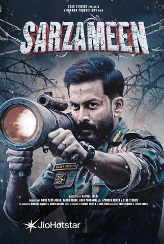 Poster 3 de Filme Sarzameen (2025)