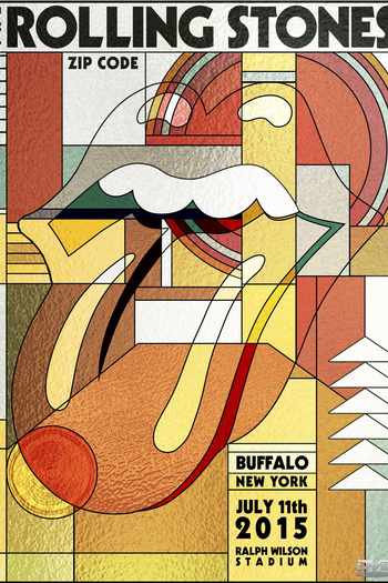 Poster de Filme Rolling Stones - Buffalo 2015 (2015)